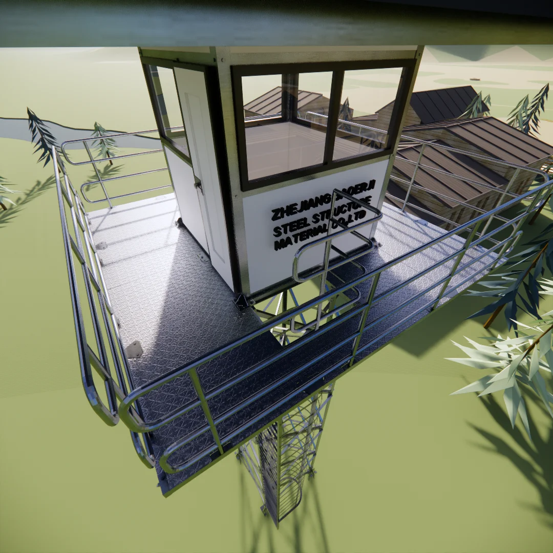 Cheap Price Hot Selling New Steel Structure Overhead Watchtower Observation Tower