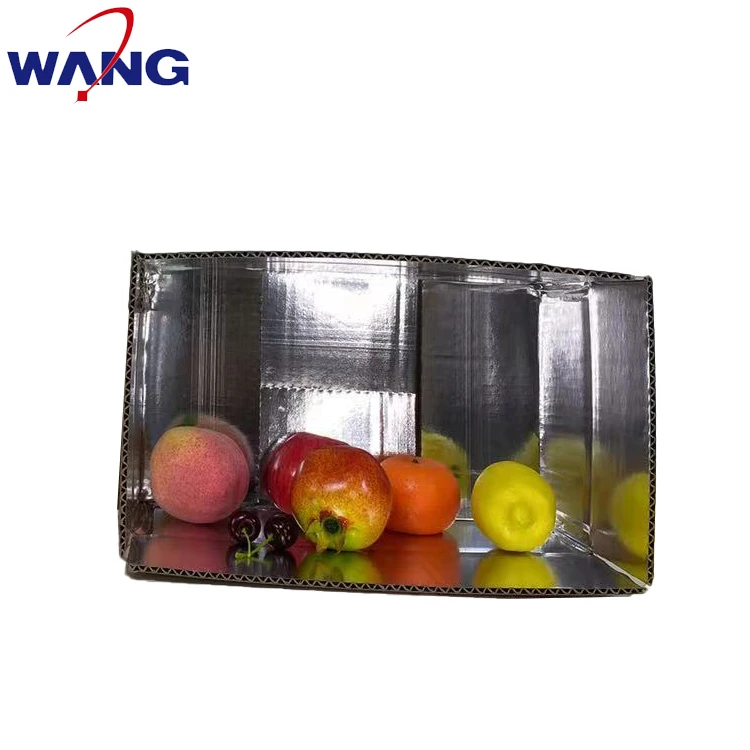 Wholesale waterproofing frozen transporting shipping cold chain insulation box paper thermal cardboard