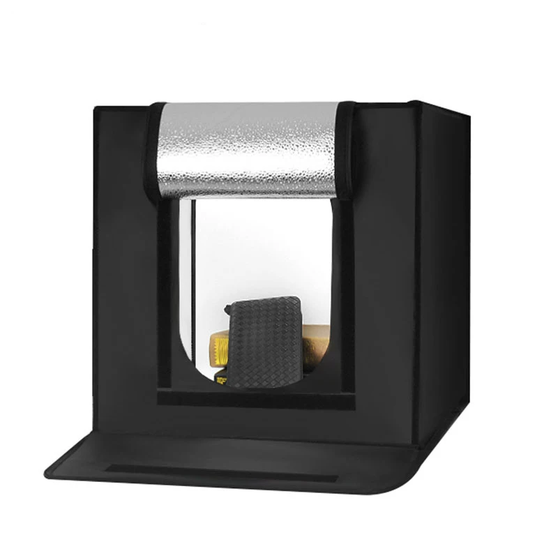 40 см складной фотобокс Профессиональный фотостудия лайтбокс со светодиодной подсветкой