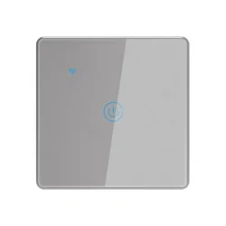 ksmt Smart Hotel Room Wall Switch Light Dimmer Home Wall Switch Customized Logo Brand Tuya Zigbee Touch Wall Switches 1Gang1Way