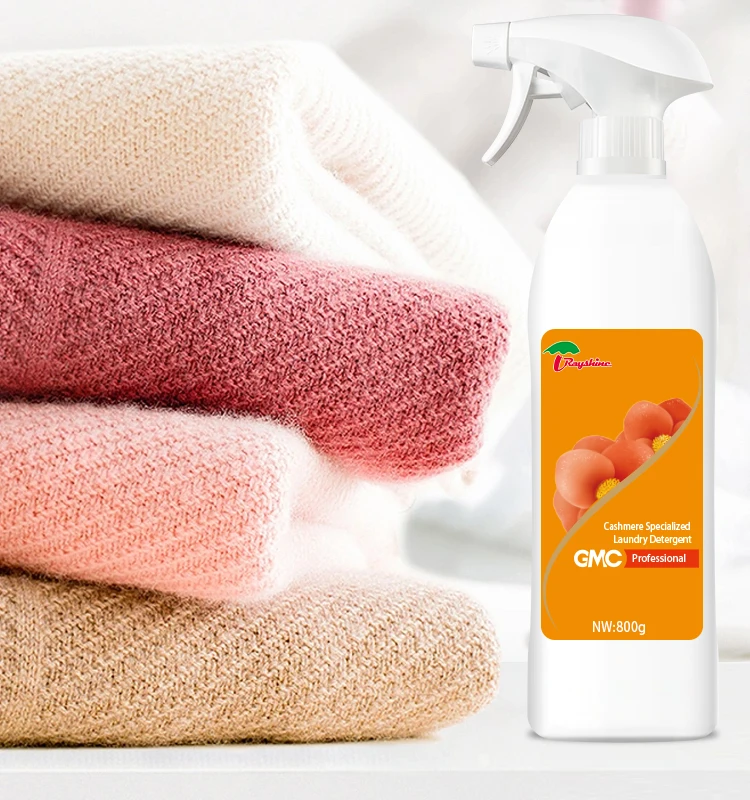 Rayshine GMC series Silk Wool Cashmere specialized Laundry Detergent Liquid Laundry detergent Peach Fragrance 800 g