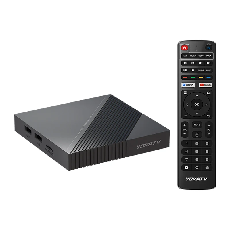 IPX1 Amlogic S905Y4 2GB 16GB Android TV Box 2.4/5G Dual WIFI BT5.1 Android 11 ATV Smart Set Top Box OTA Update