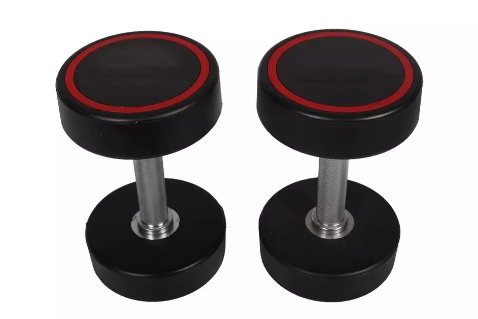HALA-DBL-015 Customized Cast Iron Round Dumbbells CPU Dumbbell Set for Home Use