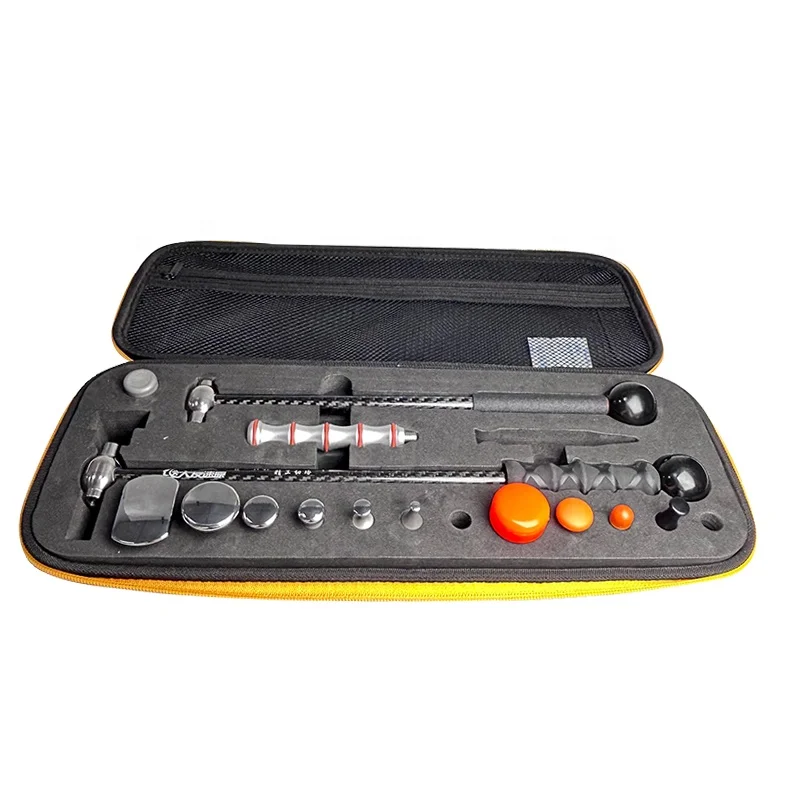 Car Dent Repair Hammer Body Repair Hammer Leveling Hammer Non-Trace RepairTool Titanium Alloy Retractable Set With Tool Kit