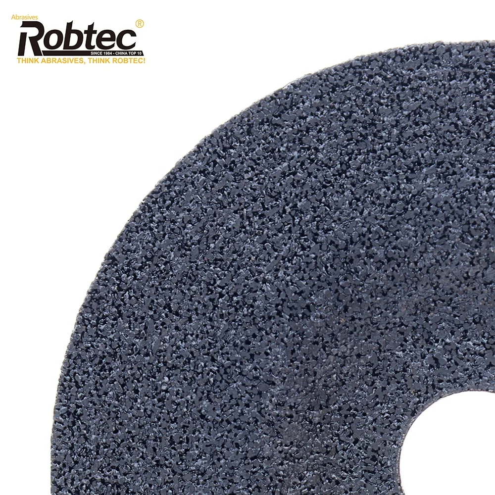 ROBTEC Professional 4 inch 100*6.4*16mm Black Abrasive Resin Grinding Wheel  For Metal