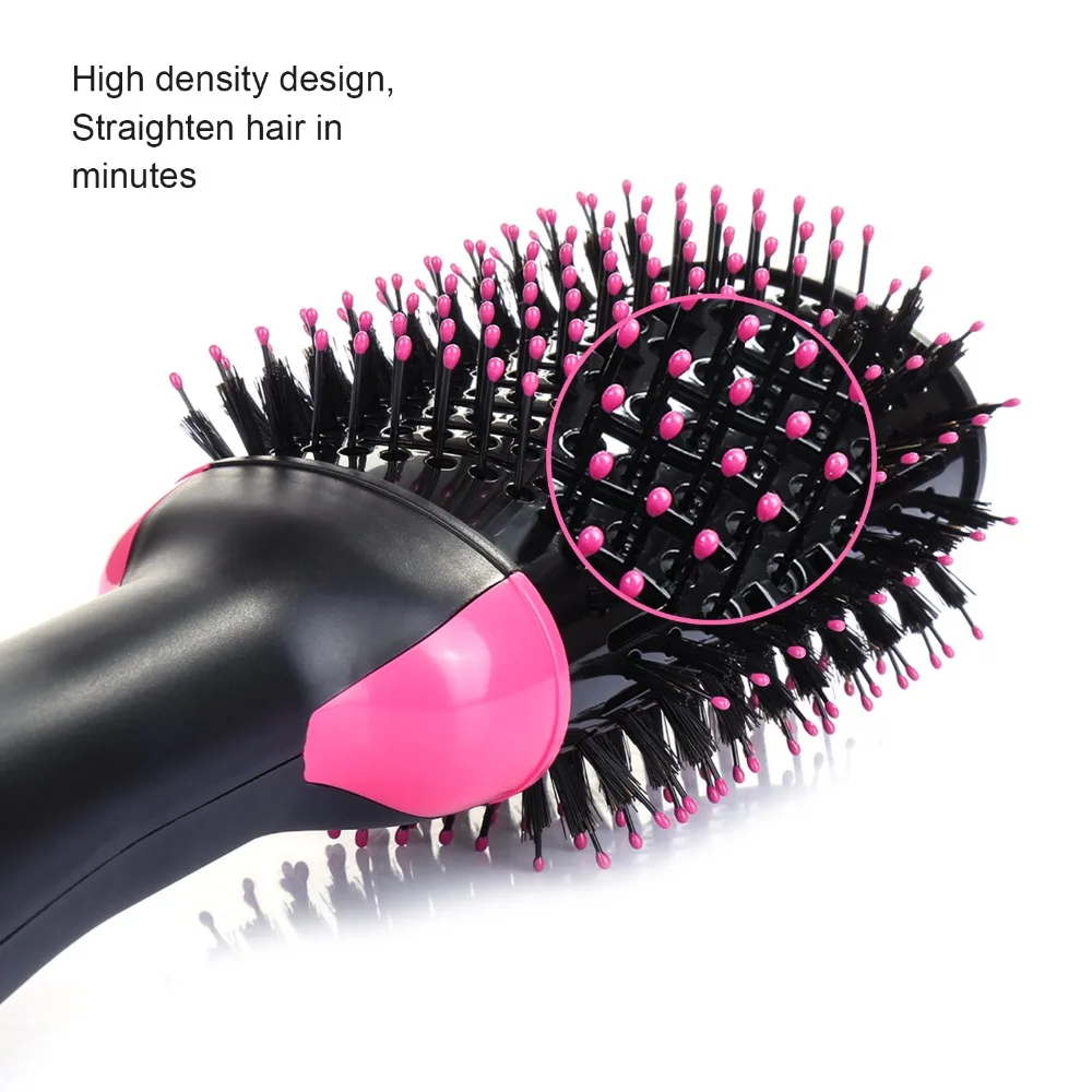 3 in 1 Styling dryer Brush electrical rotating hot air comb hair brush straightener