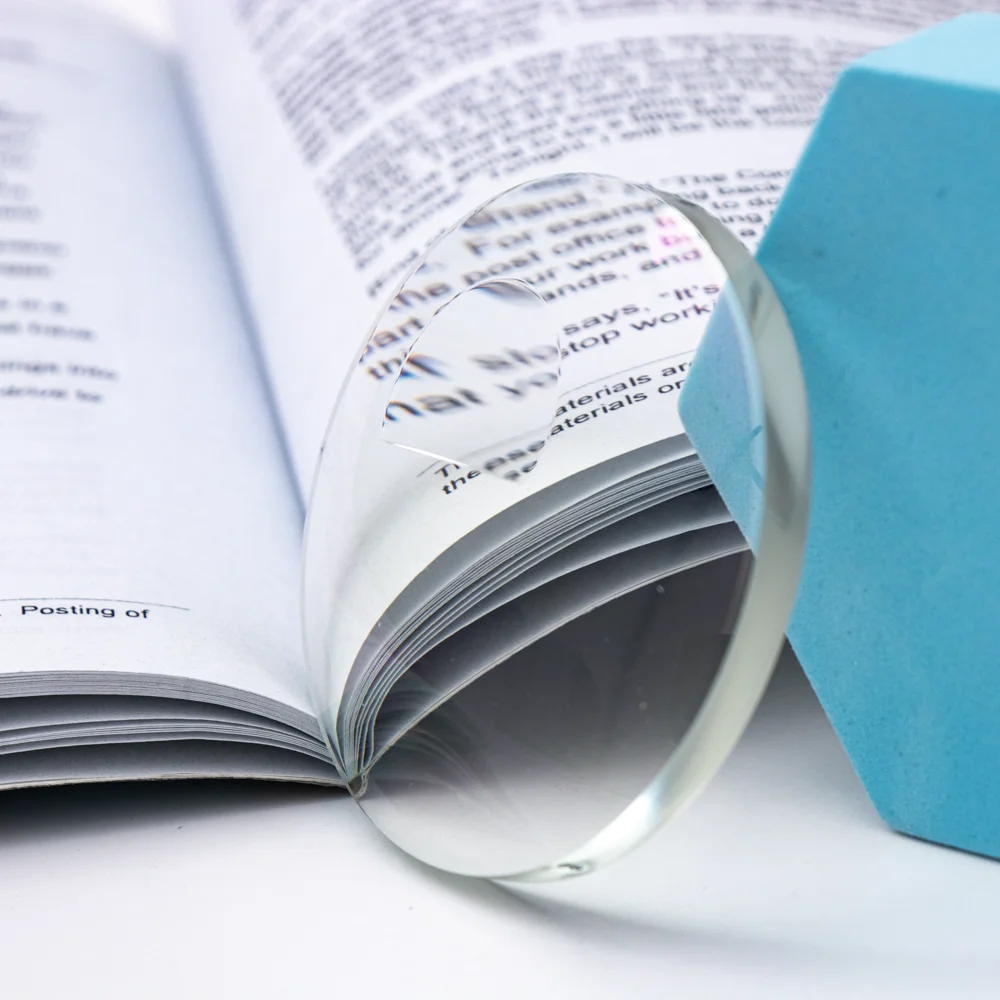 Factory Sale HMC Coating Clear Grey Brown Lens with High Index Progressive 1.74 Optical Resin Blue Light Reflection Single UV400