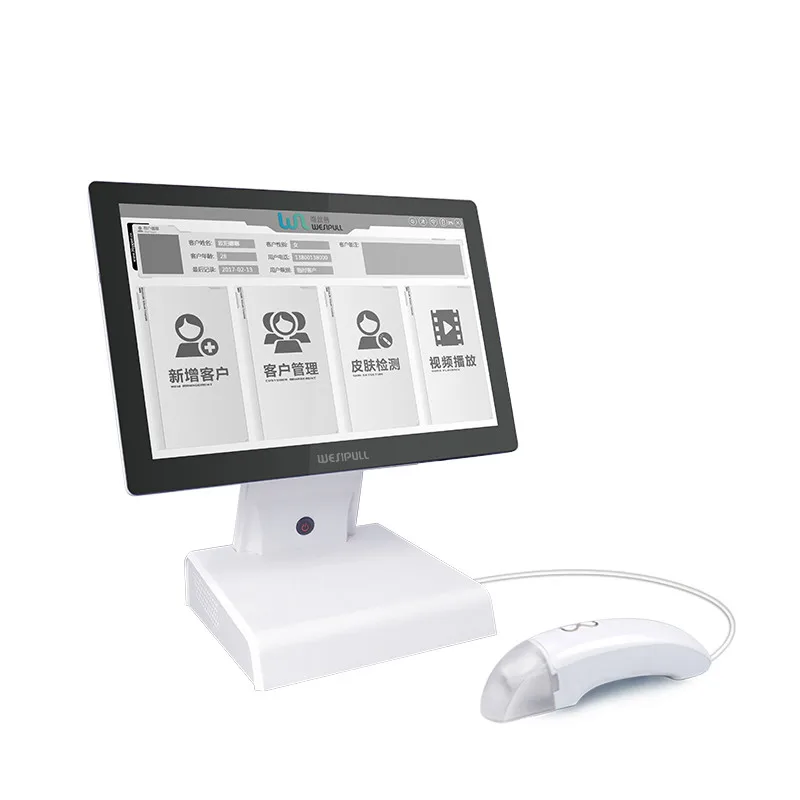 New AI Intelligent Technology Facial Skin Scope Tester With Handheld Skin Analyzer