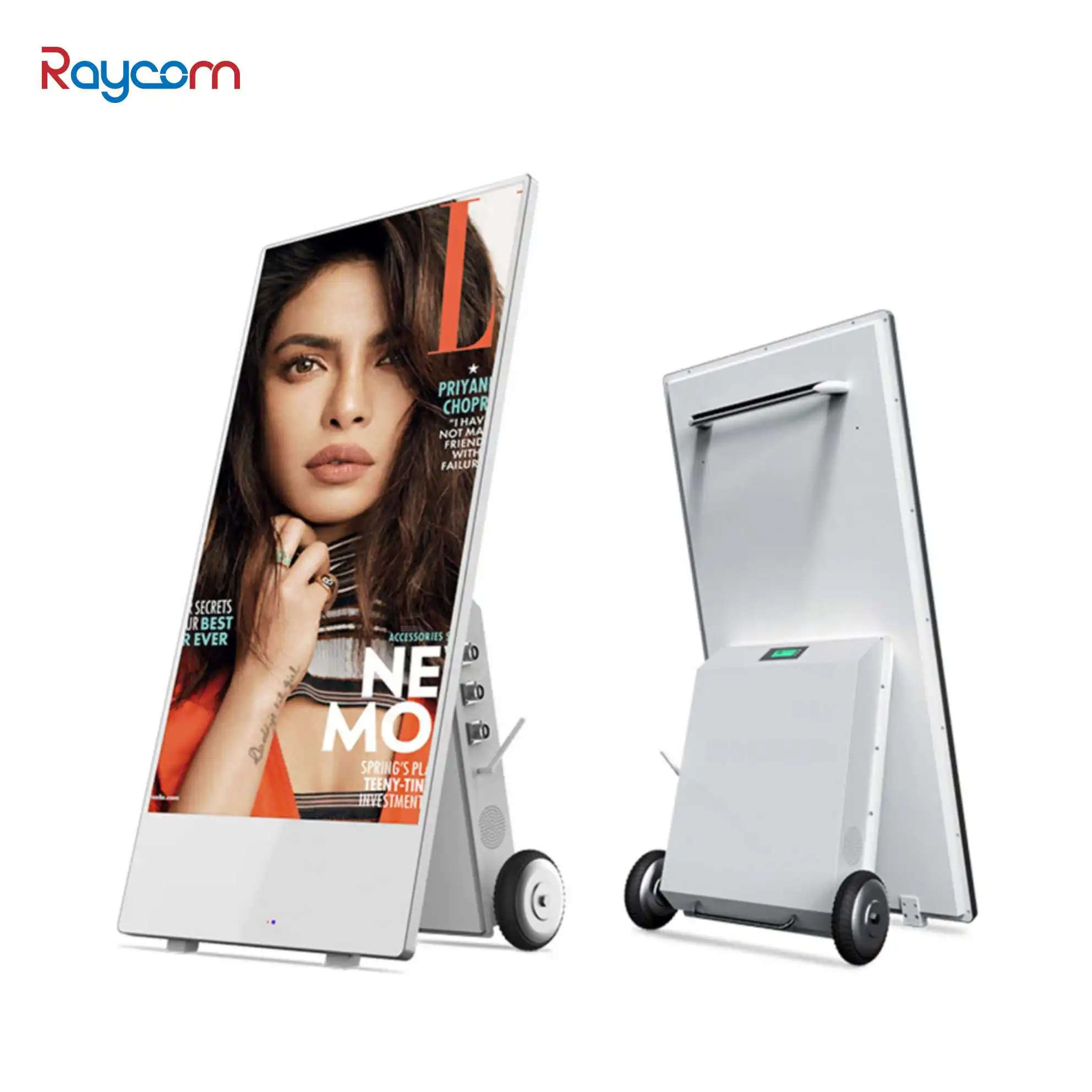 Raycom 1080p Full HD Waterproof Outdoor LED Display Signage Digital LCD Poster Battery Retail Stores Shopping Malls OEM SDK