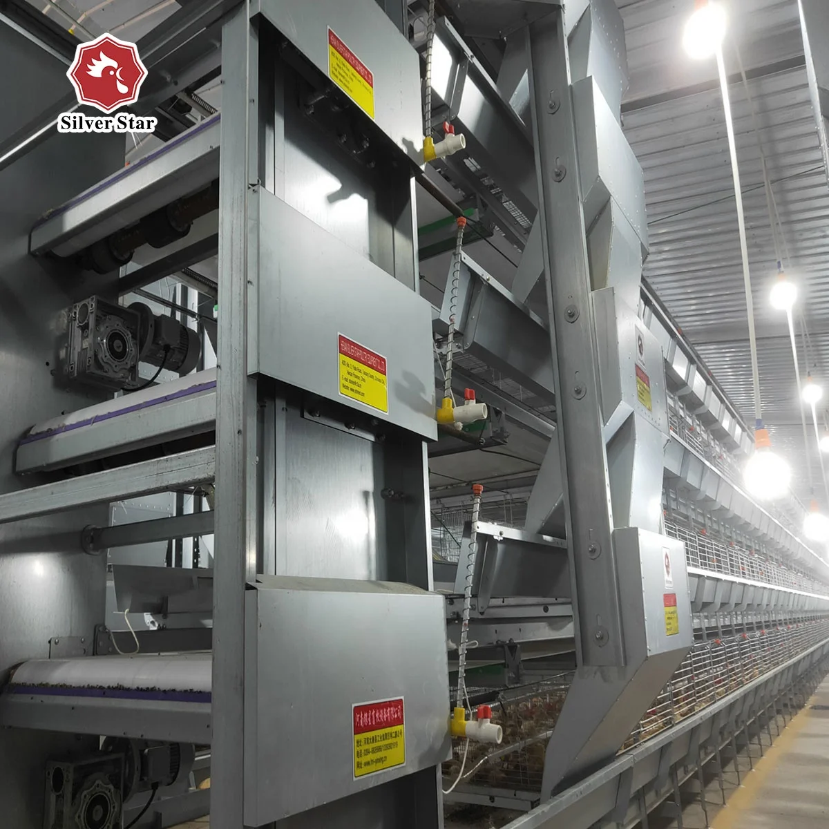 Broiler poultry feeding used automatic h type chicken broiler cage