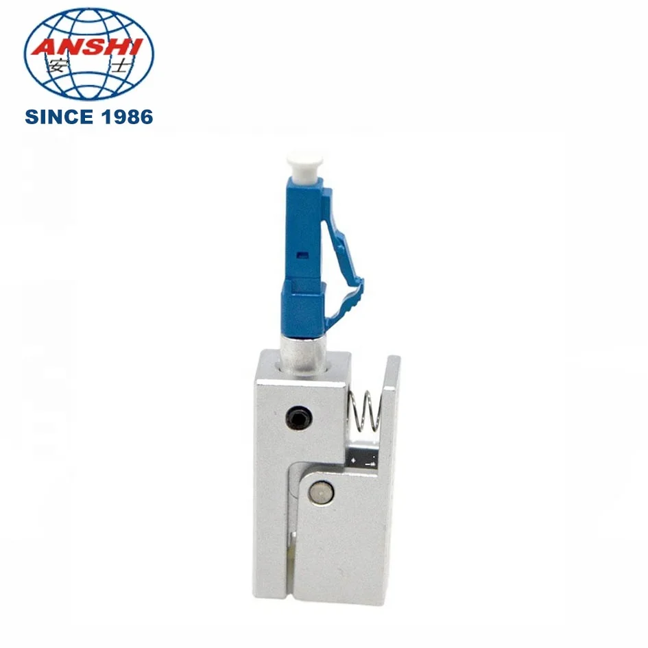 Low Price LC UPC/APC Square Bare Adapter Flange Temporary Succeeded Test Optic Fiber Coupler Connector OTDR