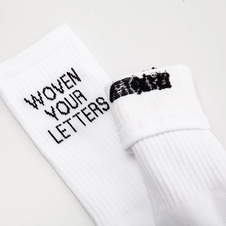 2021 высококачественные жаккардовые носки с вышивкой и логотипом, женские носки под заказ, женские короткие носки, оптовая продажа