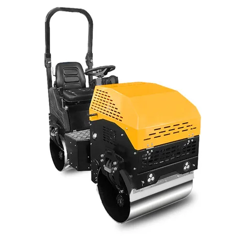 Vibratory Small Ride On Road Roller Double Drum Compactor For Sale
