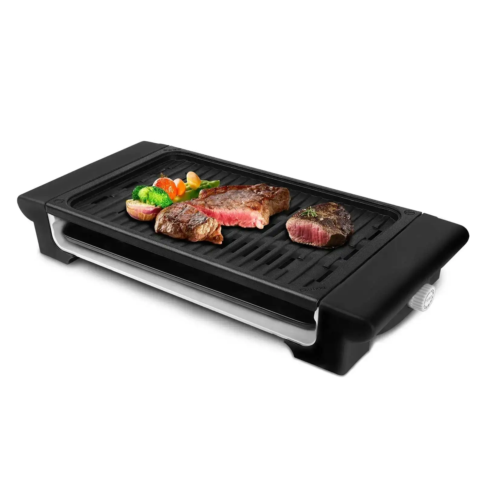 BBQ multifunction indoor smokeless bbq electric grill Non-stick Cooking Surface Stainless Steel grill