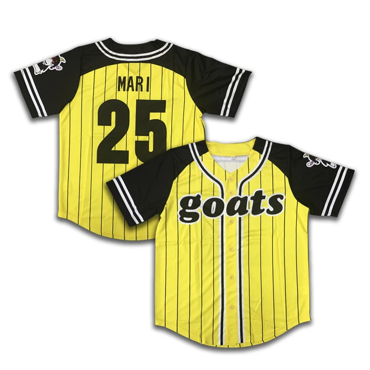 Custom Sublimated Street Vintage Knit Pinstripe Patchwork Baseball Jersey