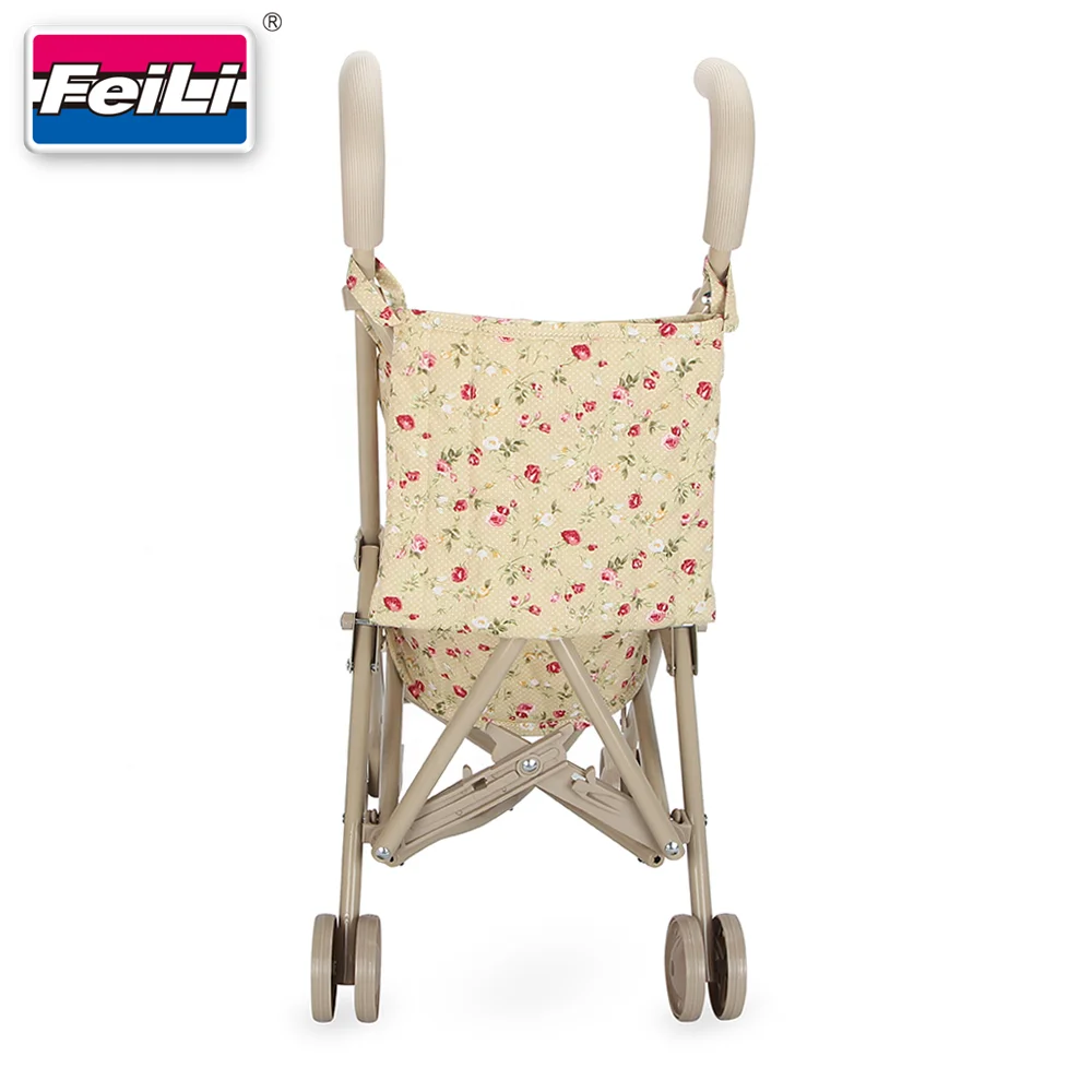 Dollri Starri Customized Classical Precious Toy Gift Basic Baby Doll Stroller for Toddlers with Backpack Doll Buggy