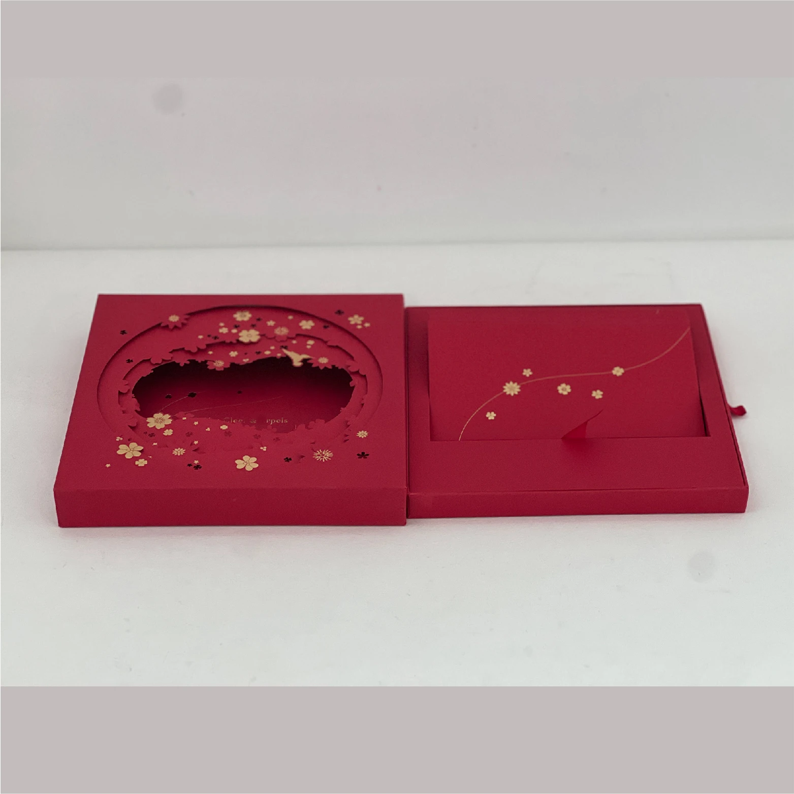 Custom Printed Gift Vip Credit Card Packaging Box gift card holder box