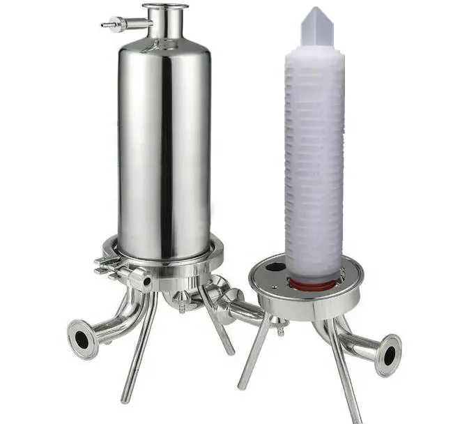 Stainless Steel 304/316L  multi core Filter Housing Liquid/oil/wine/beer/honey/syrup/paint filtration machine