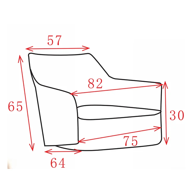 High Quality Wooden Furniture chair  Parts New Design Single Seat Sofa Bending plywood Plate for Office Use