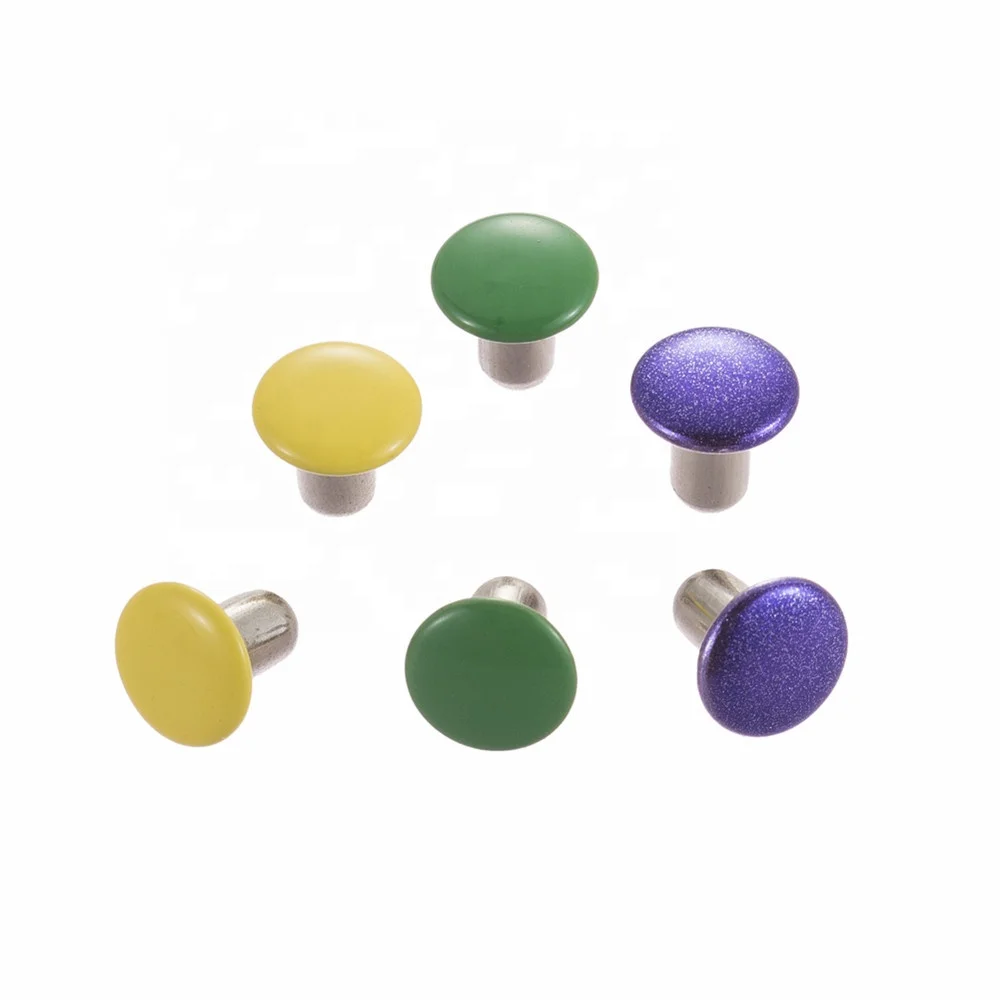 Environmental plating 8mm rivets double cap metal antique copper cap rivet for bag