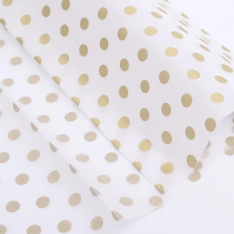 Custom Tissue Paper Design Wrapping Clothes Soap Packaging Digital Printing Paper Wrapping Sheet With Sticker