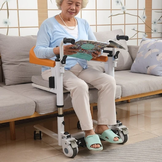 Disabled Wheelchairs With Movable Toilets to Promote the Development of Elderly Wheelchairs--Factory Direct Sales of Wheelchairs