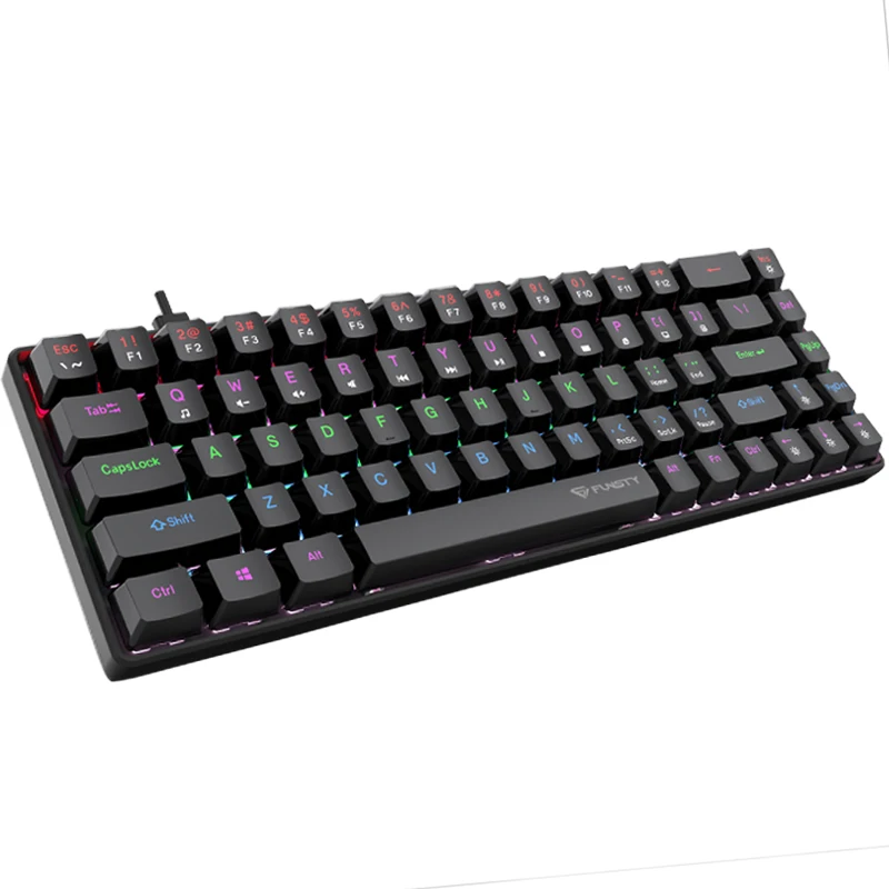 High-quality the best rgb PC Mechanical Gaming Keyboard 60% mechanical 68KEYS gaming keyboard