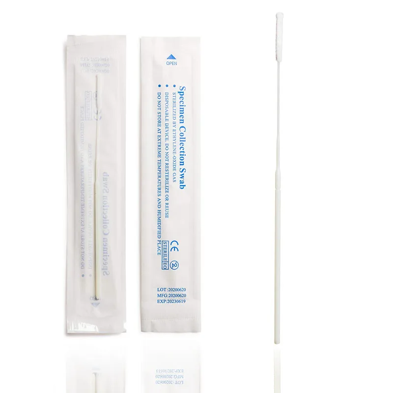 factory medical disposable nasal swab nylon flocked nasopharyngeal swabs