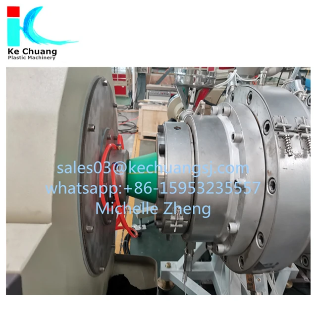 Plastic pipe HDPE hose 3  layers 160-315mm diameter extrusion extruder machine production line