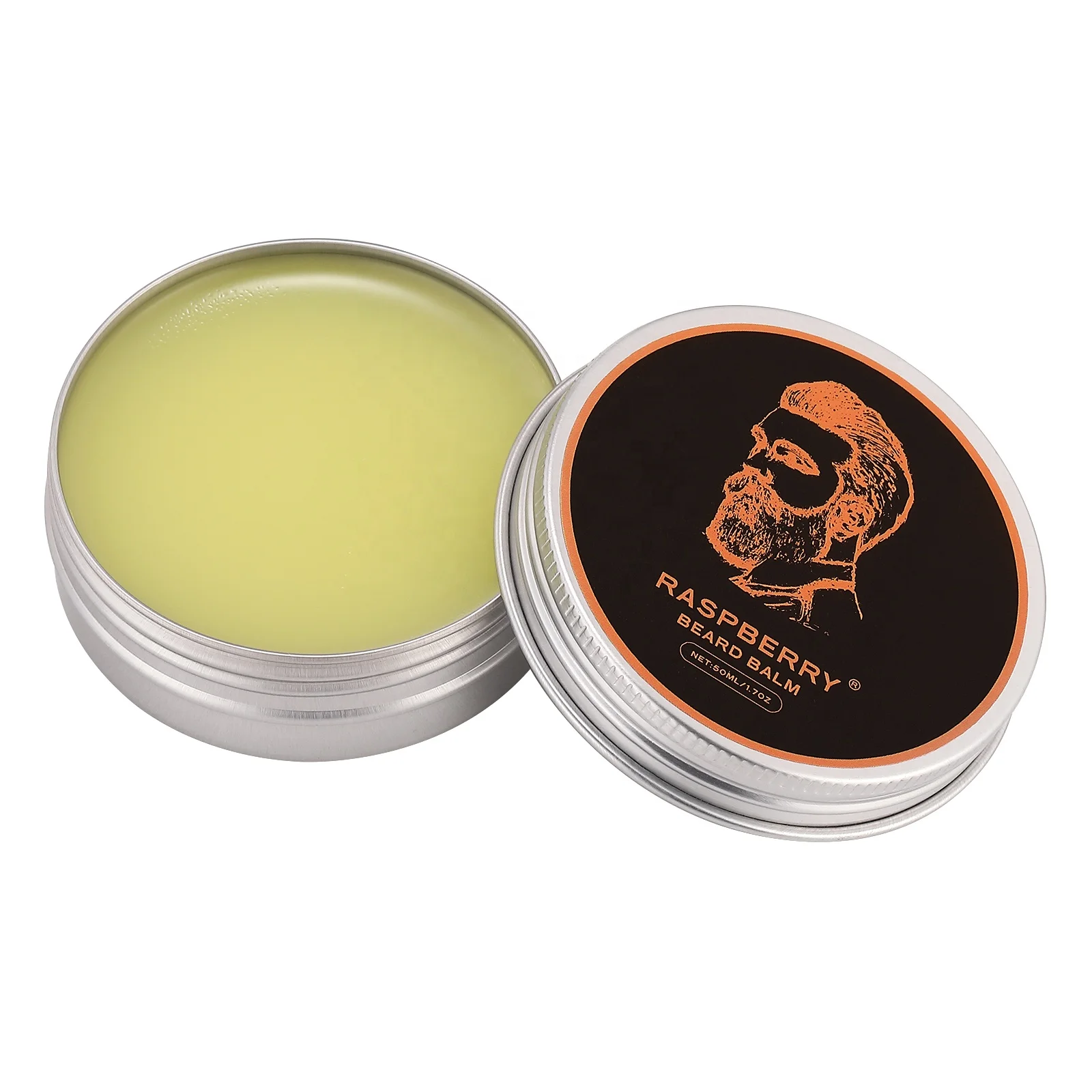 Private Logo Label Natural Vegan Hot Sale Beard Balm Wax Growth Organic Moustache Wax For Men Beard Styling Smooth