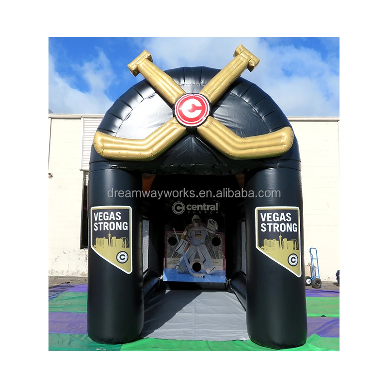 2023 Hot sale inflatable hockey rink,inflatable hockey slap shot for practice