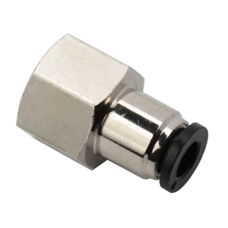 Pneumatic Female Straight Brass Connector Brass push in fittings