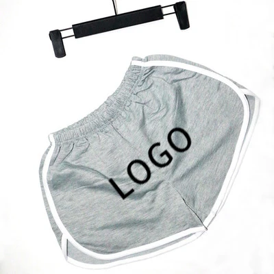 Летние велосипедные эластичные строченные повседневные хлопковые мягкие женские спортивные шорты с индивидуальным логотипом