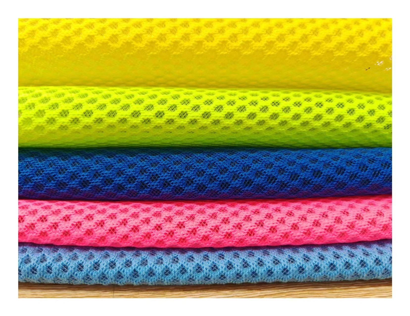 Multifunctional Breathable Perforated Fabric Thick 3D Spacer Air Sandwich Mesh Fabric