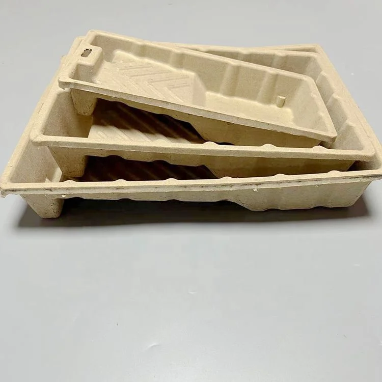 Recyclable Pulp Packaging Compressive Shockproof Packaging Tray Environmental Friendly Degradable Packaging