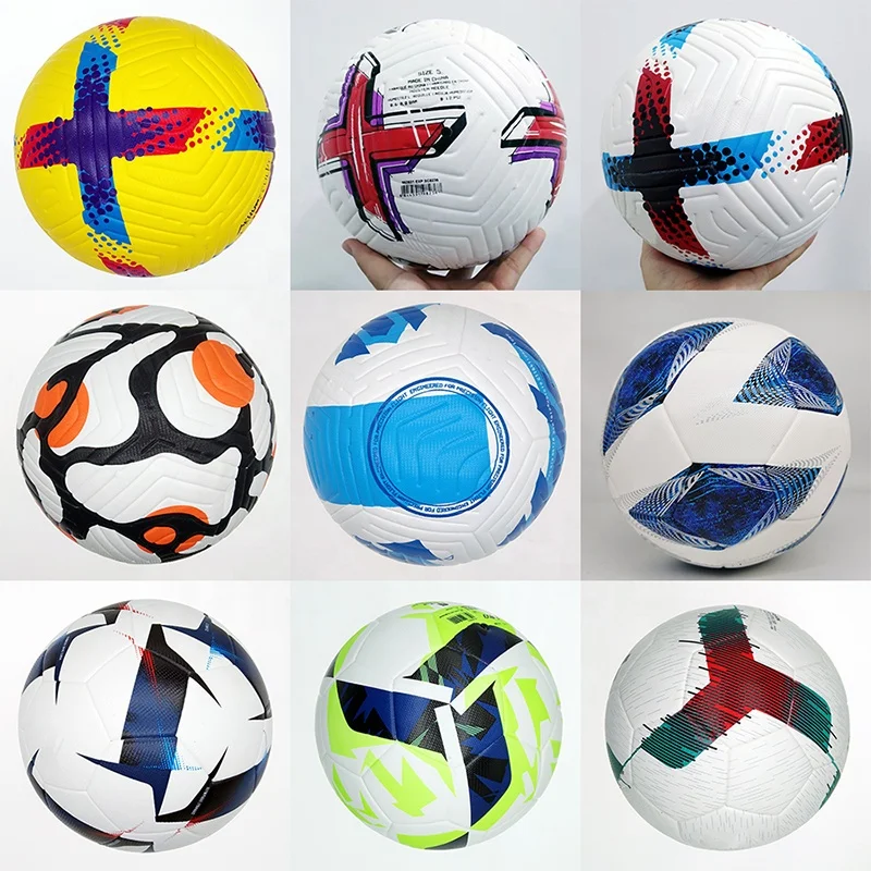 Factory Wholesale League Soccer Ball High Quality PU Seamless Football Balls Custom Match Training Stars Ball CL17-18-1