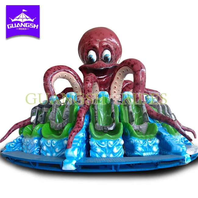 Fun park entertainment rides in china mechanical  rotation speed Happy Octopus ride for sale