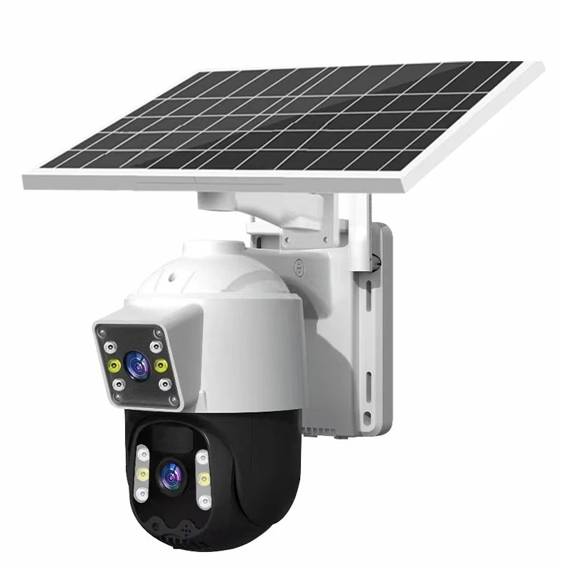 P1 V360PRO Solar Camera Outdoor 4G Sim Card Solar CCTV PTZ Camera 4MP Wireless Solar Security WiFi Battery Power Network Camera
