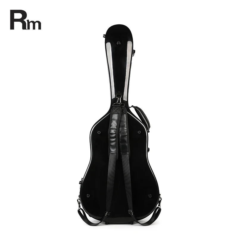 Stylish Design Fiber Glass Guitar Case Solid Cover Acoustic Guitar Case Bag High Quality Fiberglass Hard Case Guitar