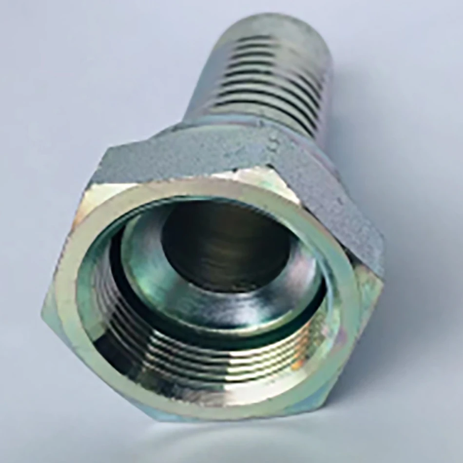 High Quality JIC FEMALE fittings Thread One Piece Crimping Hydraulic Hose Fittings