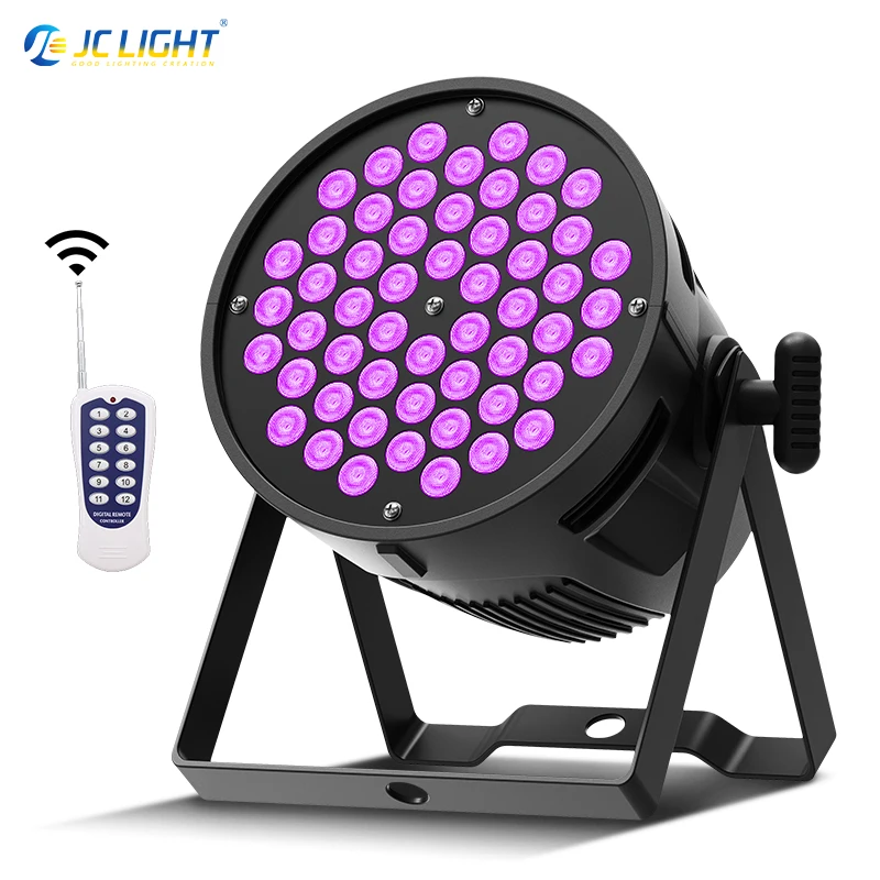 Сценическое осветительное оборудование Dmx 54x3 Вт RGB 3 в 1 обручальные светодиодные лампы 54