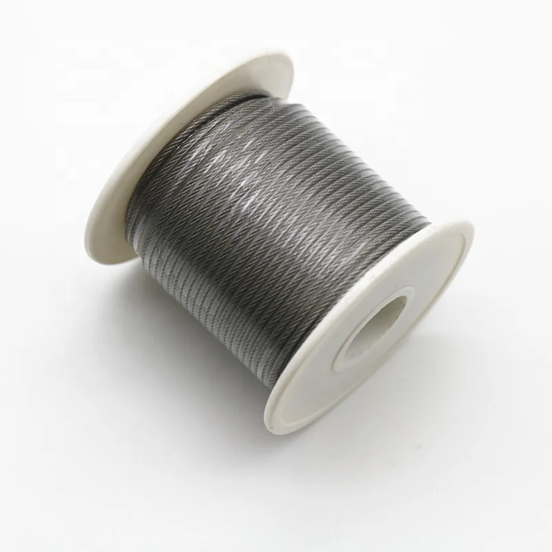 Hot sale Wire Rope Clothesline Washing lines strong life steel core PVC coated rope laundry Dryer clothes drying line green