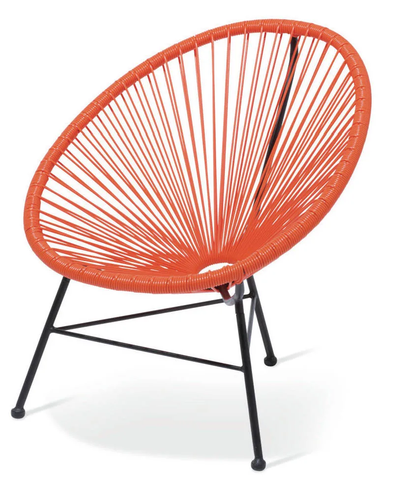 Wholesale rattan weaving furniture Acapulco egg shape outdoor patio chair