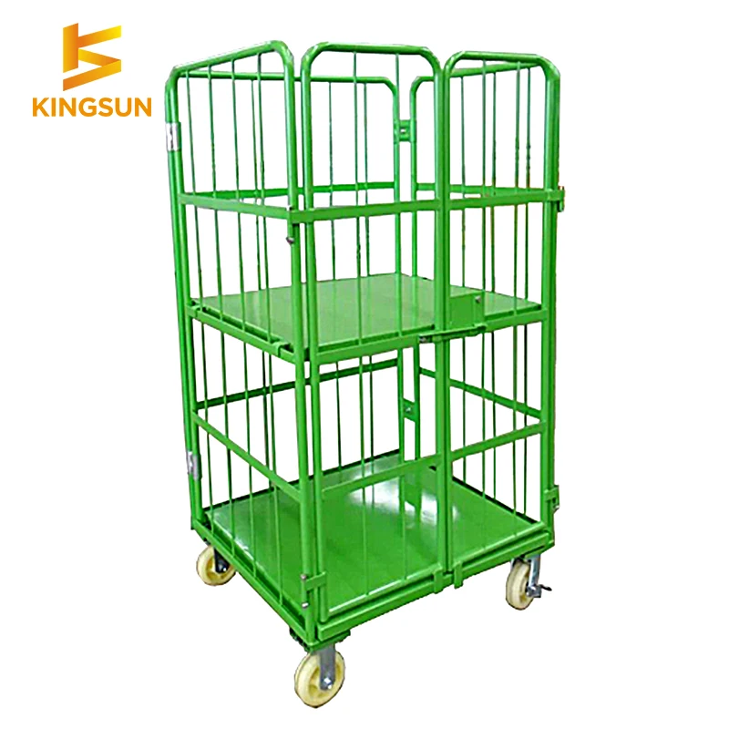 Roll Cage Trolley Singapore Storage Laundry Cage Logistics Cart Supermarket Trolley