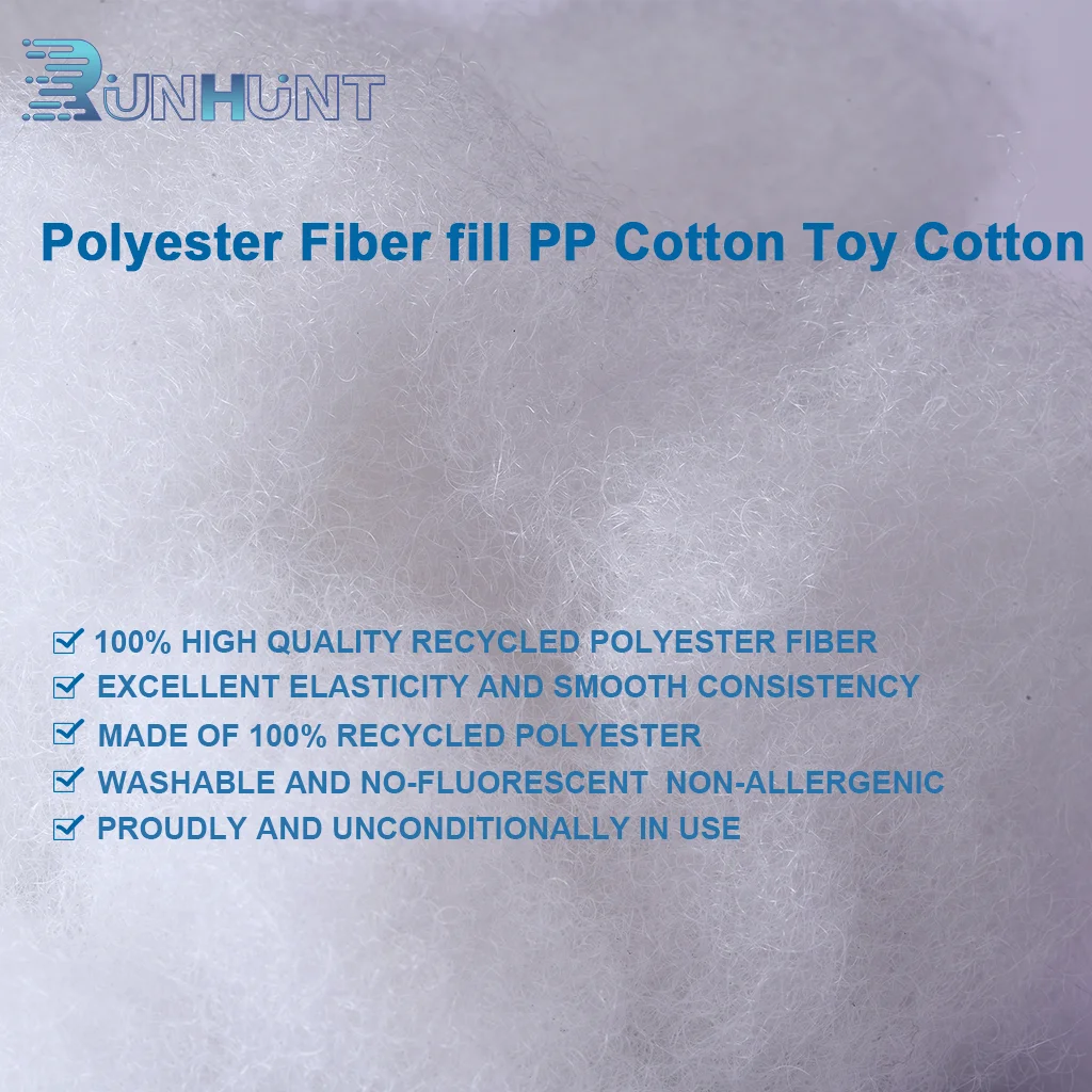 RUNHUNT GRS HCS Hollow Conjugate Polyester Staple Fibra Siliconada hc 15d/64mm