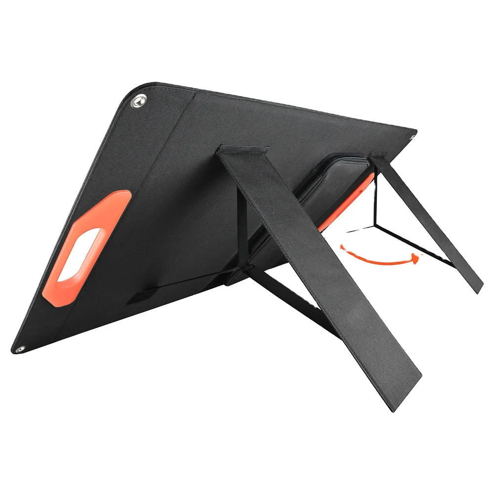 Портативная Складная солнечная Гибкая панель 60 Вт, монокристаллическая солнечная батарея, зарядное устройство для туристической электростанции