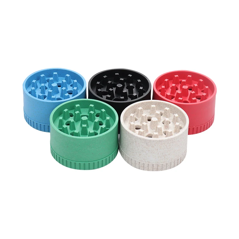 2023 New Hot Sale Custom Logo 55 mm- 3 Layers Degradable Plant Fiber Tobacco Herb Grinder