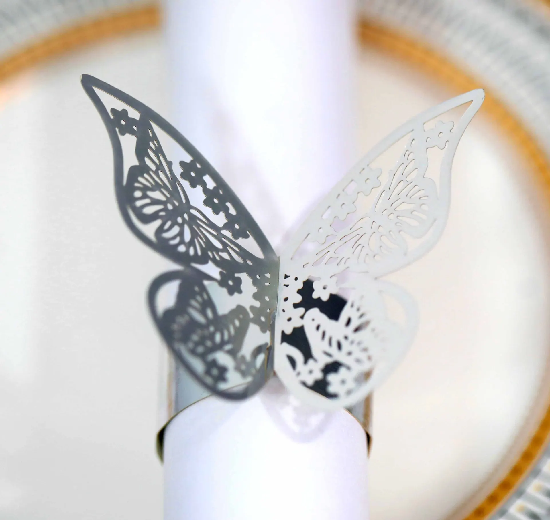 Towel Rings Quinceanera 3d Butterflies Decoration Wedding Sweet 16 Invitation Party Butterfly Towel Rings