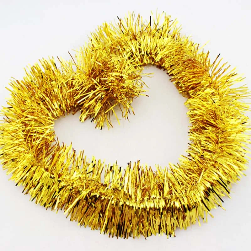 10pcs/set 9cm*200cm Tinsel Garlands for Christmas Party Home Decoration