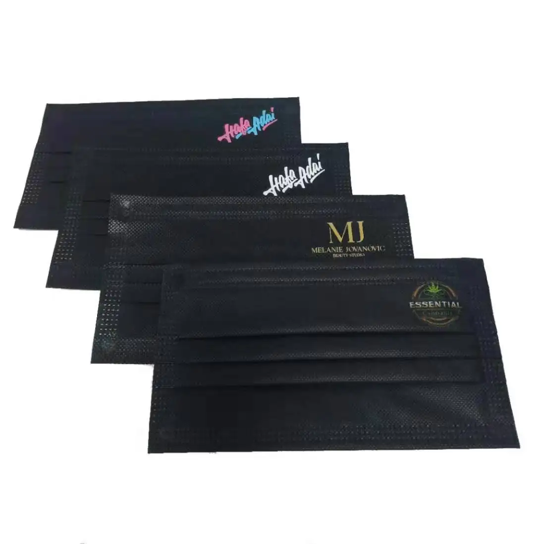 
 Китай Одноразовые Дышащие cubrebocas дизайн логотипа маска для лица на mascarillas 3 Pys ASTM Level3 пользовательские Защита черный Противопылевой респиратор  